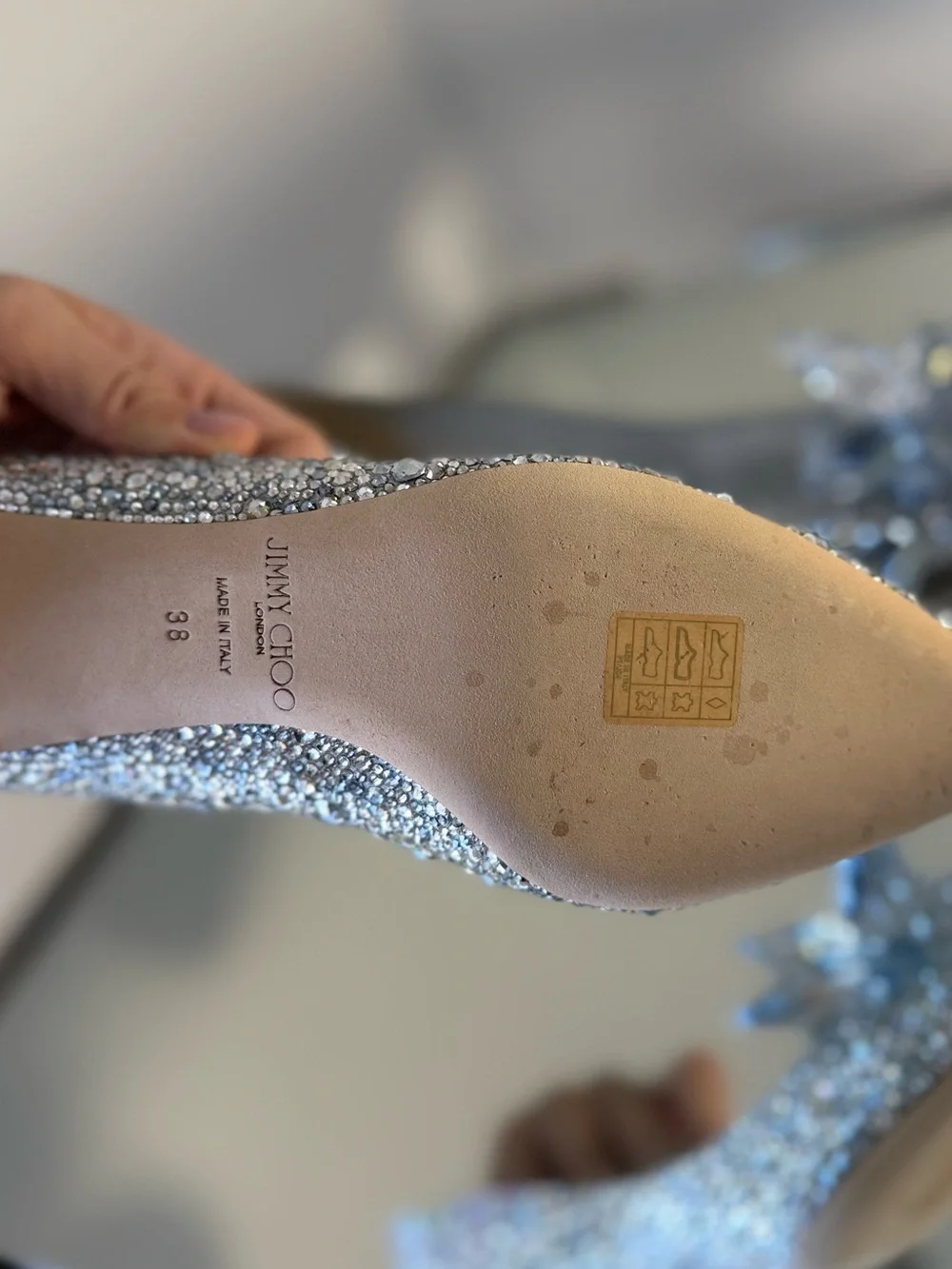 New Jimmy Choo Allure Crystal Covered Pointy Toe Pumps $4,900 38 - Picture 14 of 15